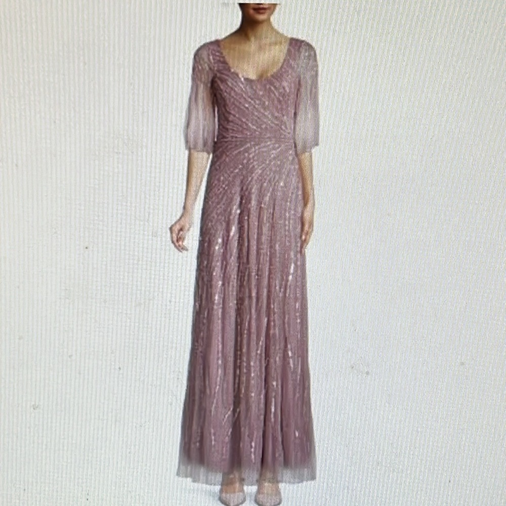 Aiden Mattox gorgeous bling gown 10-12
